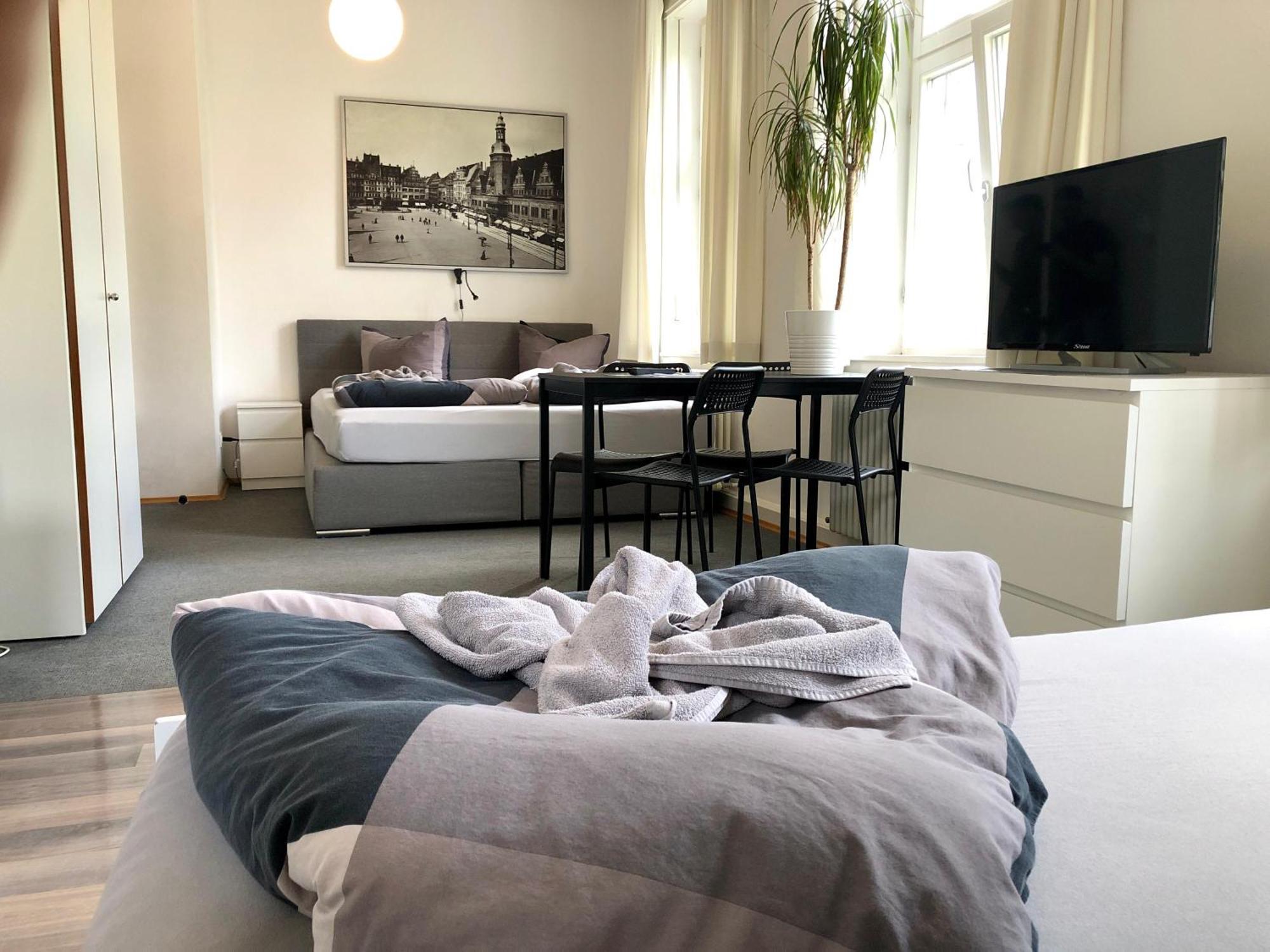 Ferienwohnungen und Apartmenthaus Halle Saale - Villa Mathilda Buitenkant foto