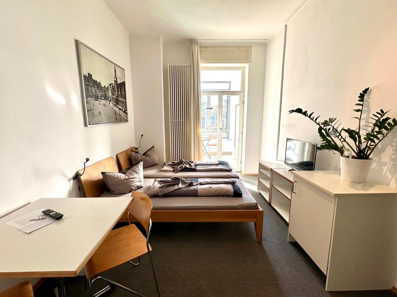 Ferienwohnungen und Apartmenthaus Halle Saale - Villa Mathilda Kamer foto