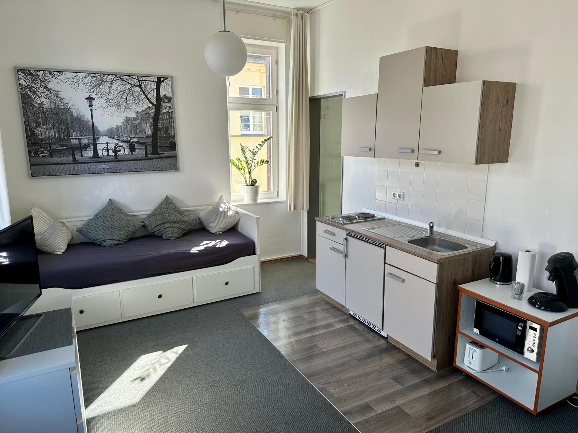 Ferienwohnungen und Apartmenthaus Halle Saale - Villa Mathilda Buitenkant foto